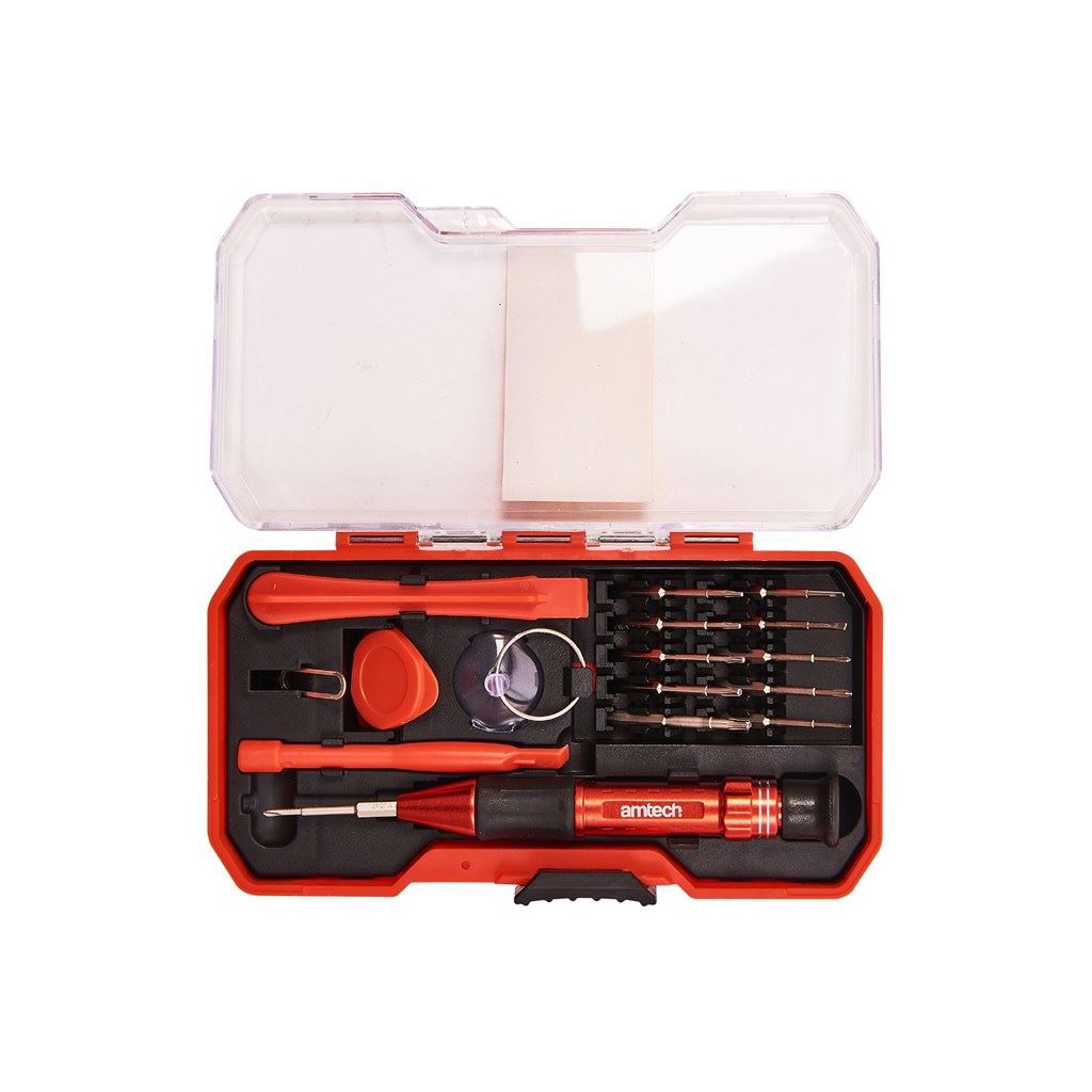 Amtech 17 Piece Precision Phone & Computer Repair Tool Set - L0532