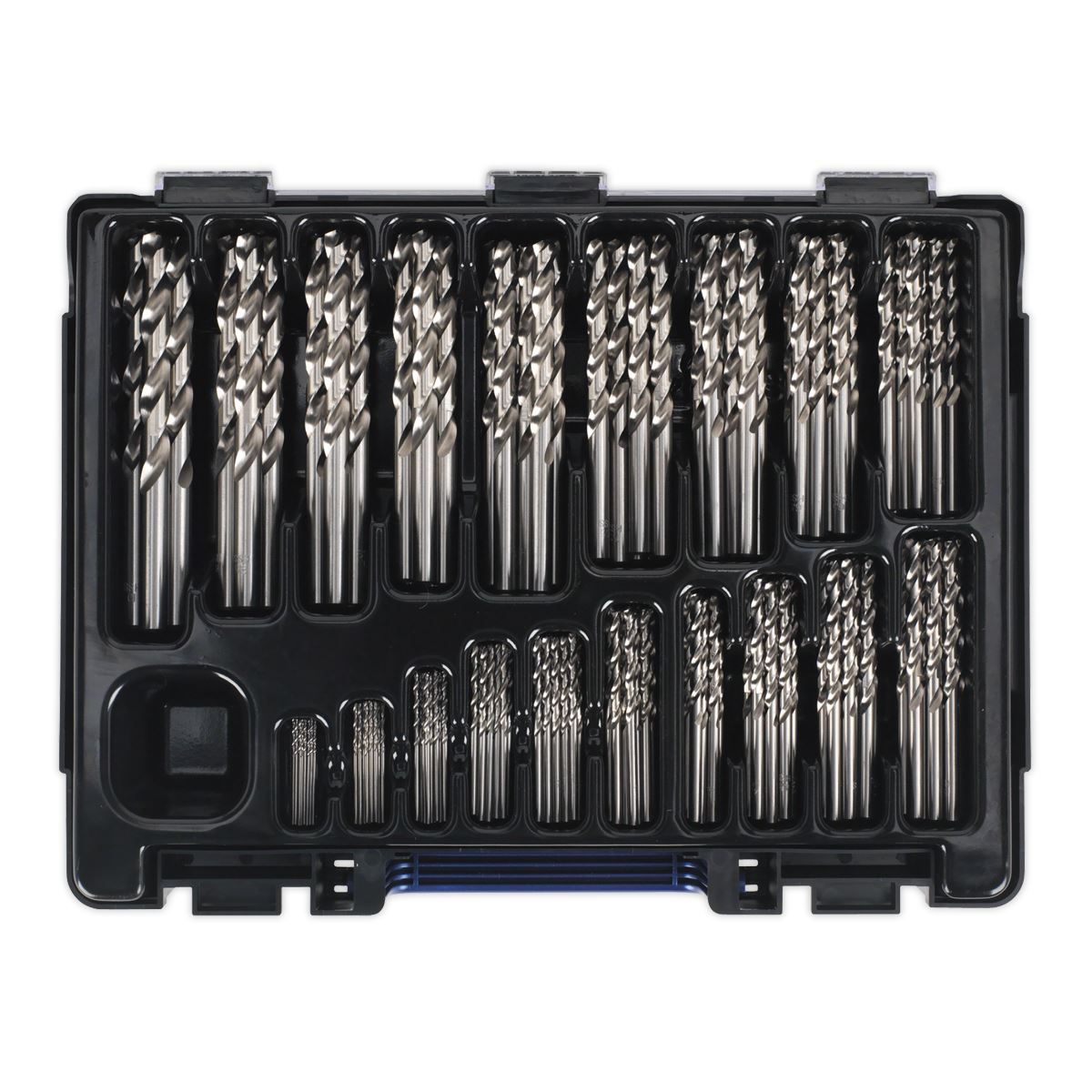 Sealey HSS Fully Ground Drill Bit Assortment 170pc 1-10mm DBS170FG