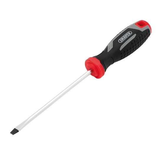 Draper Slotted Soft Grip Screwdriver, SL5.5 x 125mm