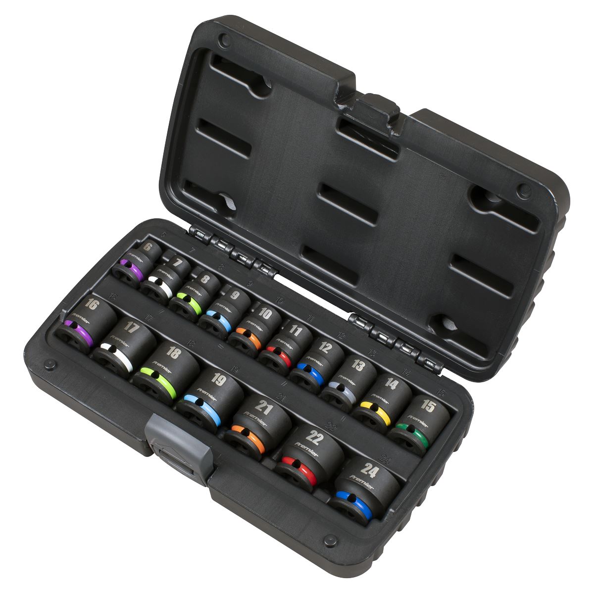 Sealey Premier Impact Socket Set 3/8"Sq Drive 17pc AK68218