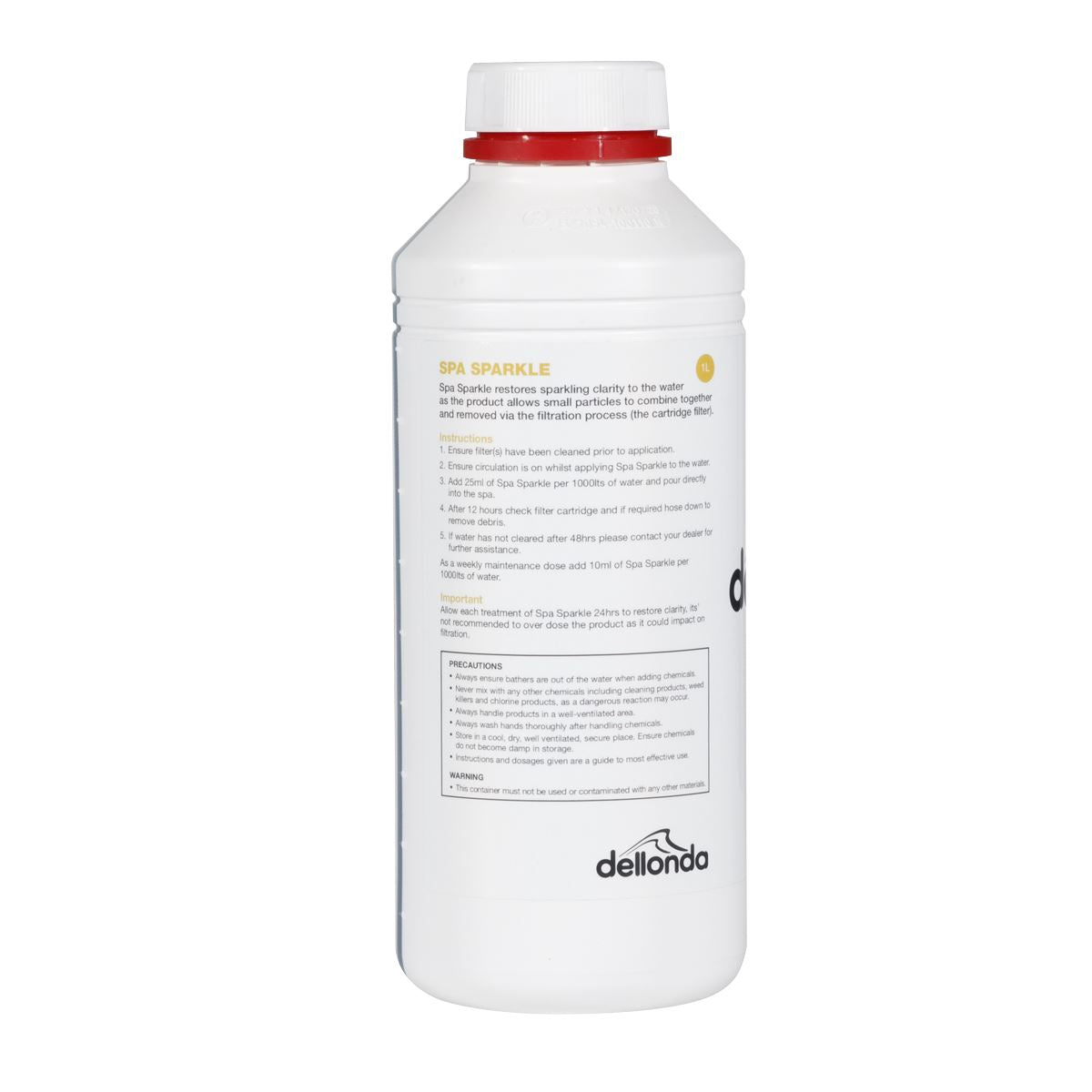 Dellonda 1L Spa Sparkle for Hot Tubs, Spas & Pools DL57