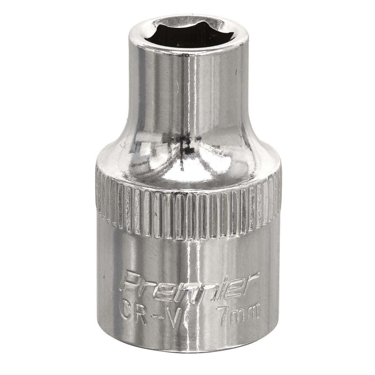 Sealey WallDrive Socket 7mm 3/8"Sq Drive Fully Polished SP3807