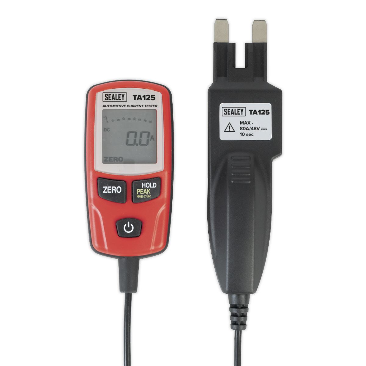 Sealey Automotive Current Tester 80A-Mini,Standard,Maxi Blade Fuses TA125