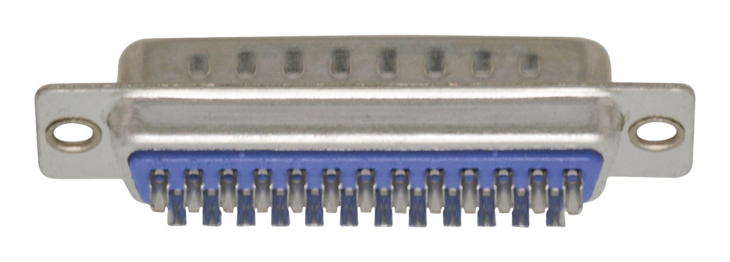 (Disc) Glaxio® Sub-D Plugs 25p Gold Plated D-Connector solder bucket termination 25 Pin DSC-025 LL IG1.LL.100 stocked