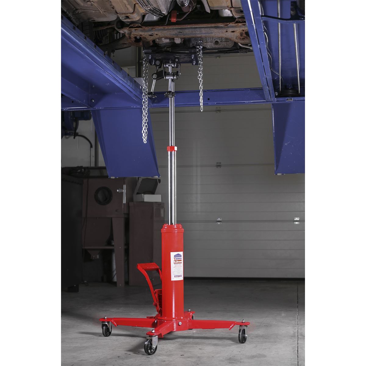 Sealey Transmission Jack 0.8 tonne Vertical Telescopic 800TTJ