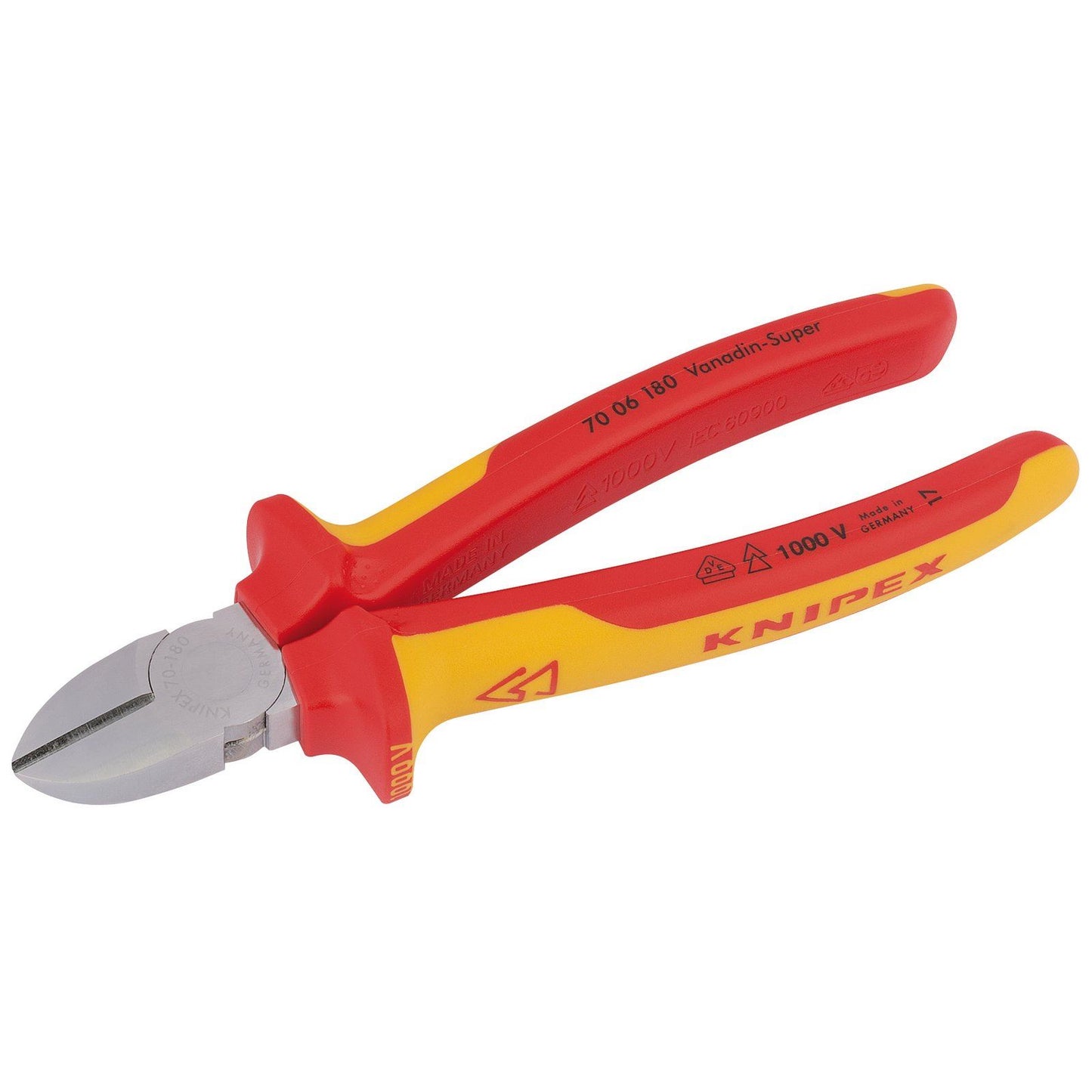 Knipex Knipex 70 06 180SB 180mm Diagonal Side Cutter 70 06 180 SB - 18451