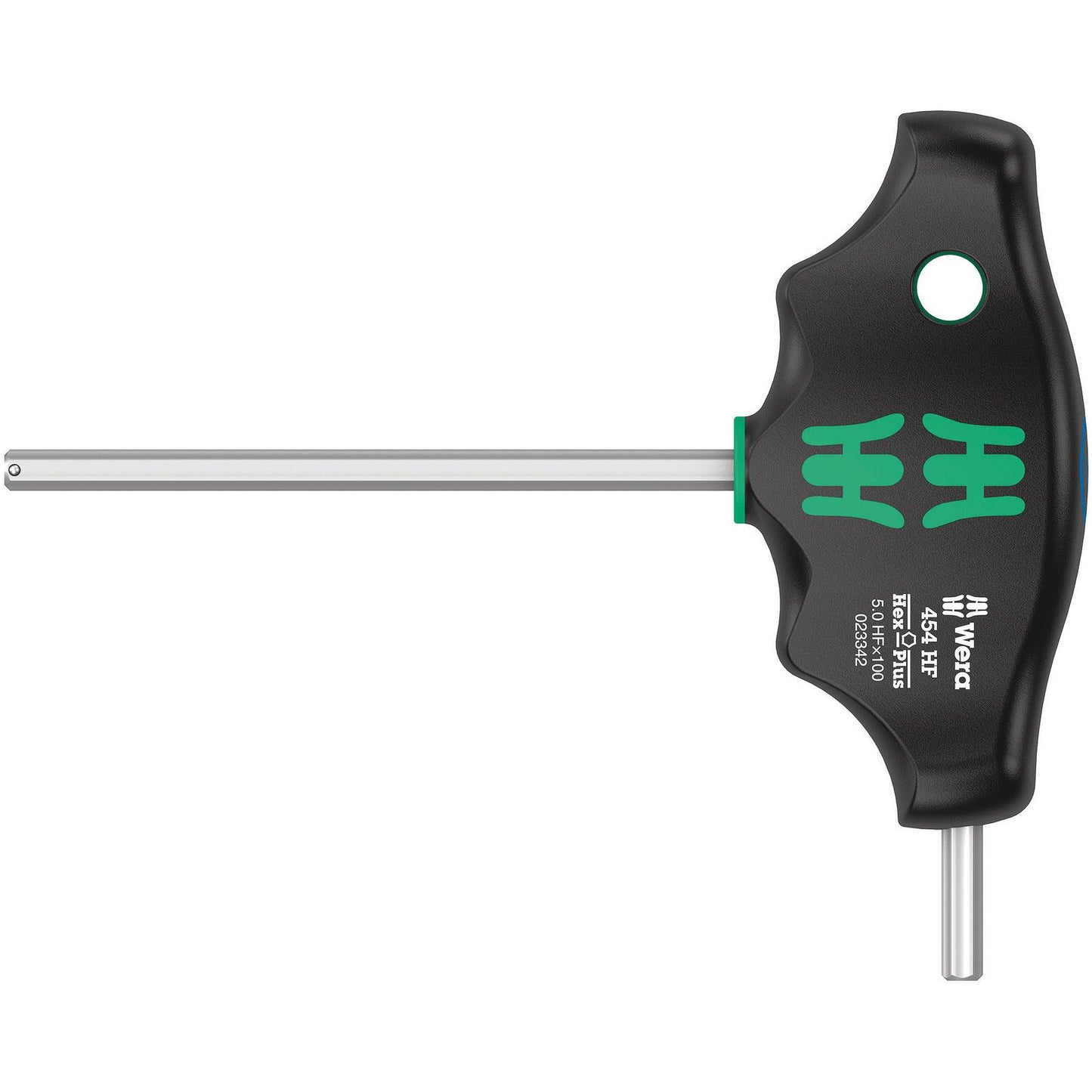 Wera 454 Hex-Plus Hf Holding Function T-Handle 5.0 X 100mm 023342