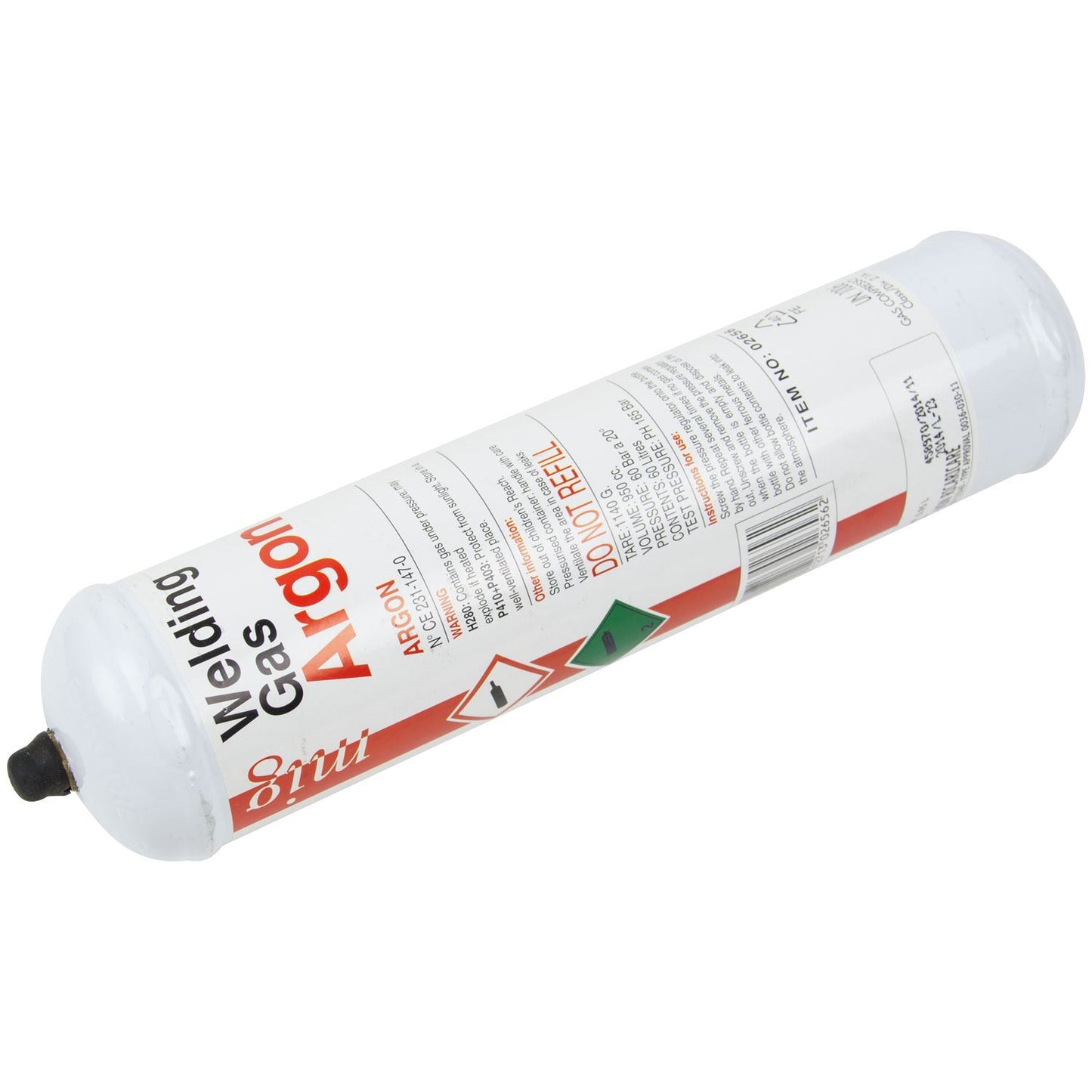 SIP Industrial 390g Argon Disposable Gas Bottle