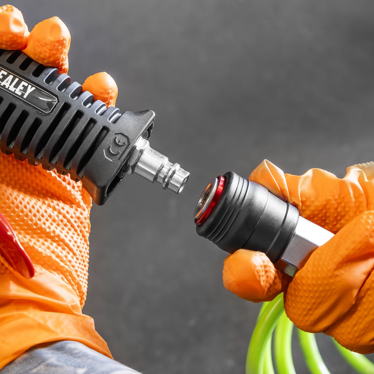 Sealey Tyre Inflator with Push-On Connector SA9314