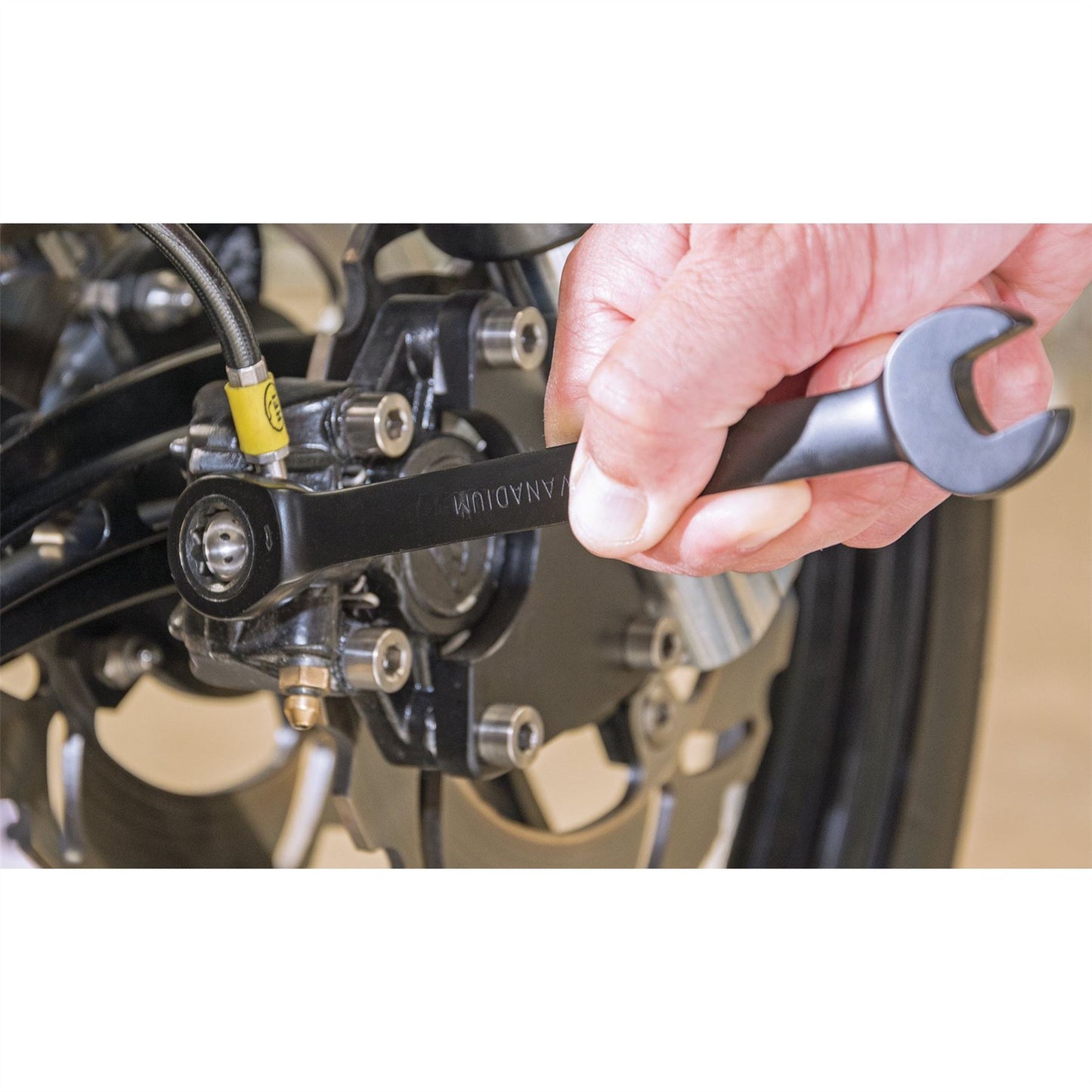 Draper Hi-Torque Metric Ratcheting Combination Spanner Black Set of 7 Pcs 51178