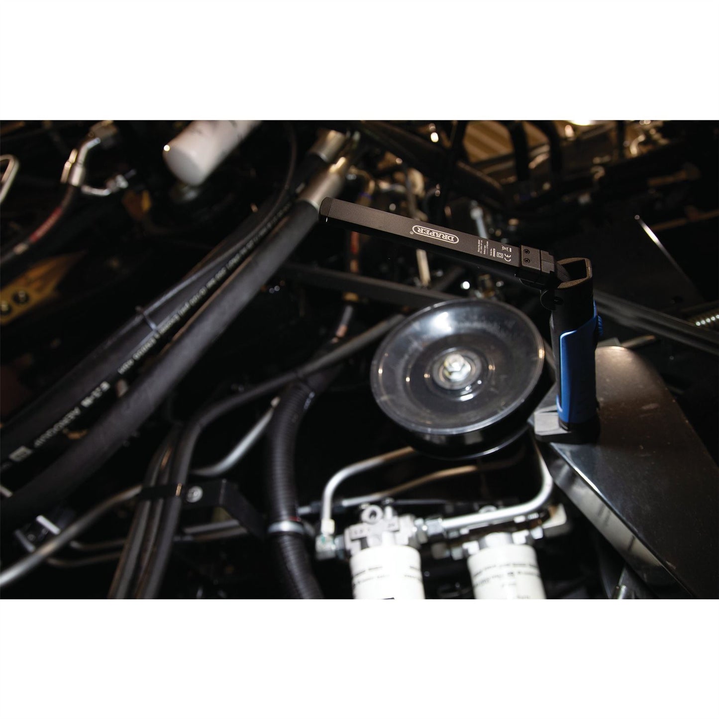 Draper COB/SMD LED Slimline Inspection Lamp, 7W, 70 - 700 Lumens, Blue - 98342