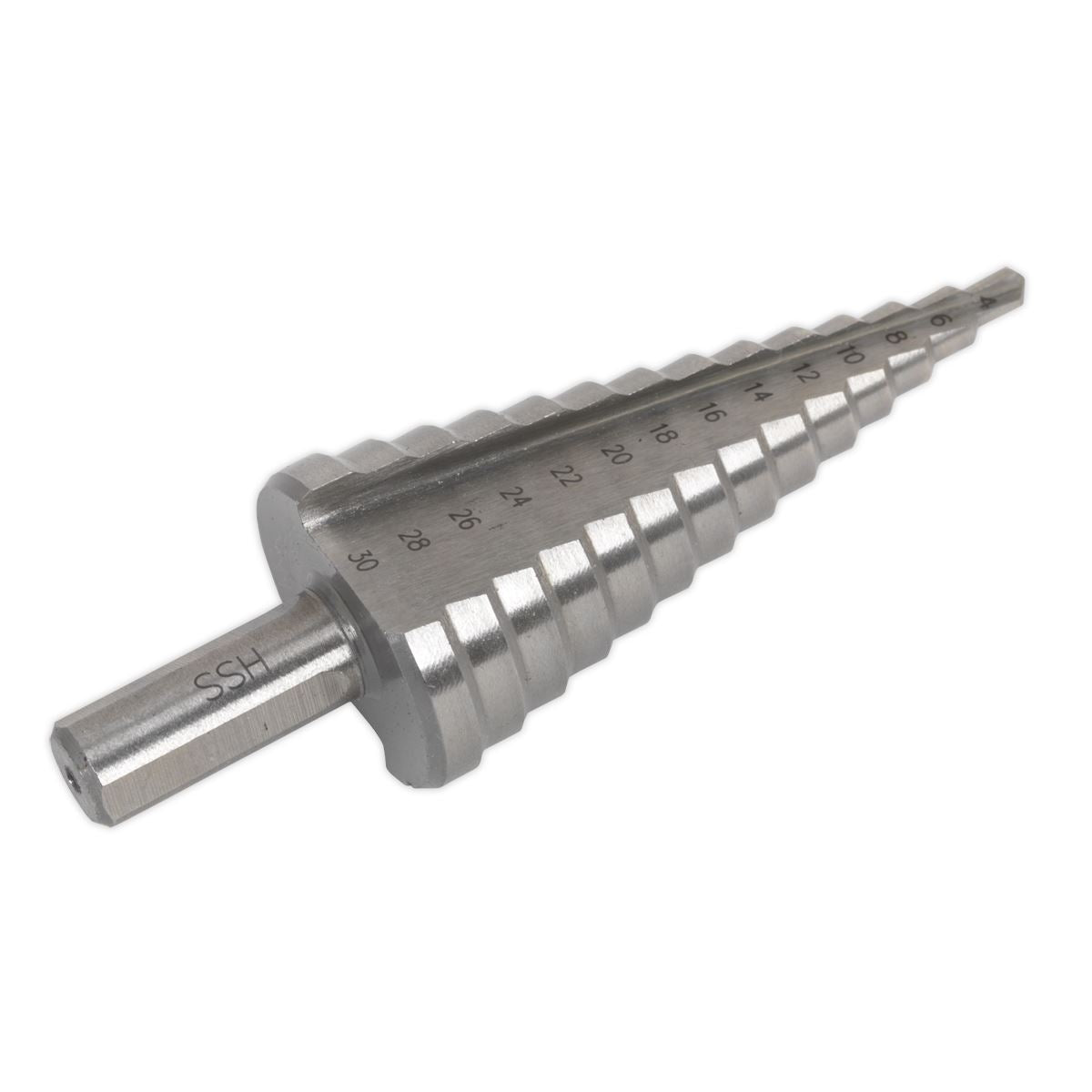 Sealey HSS 4341 Step Drill Bit 4-30mm Double Flute AK4745