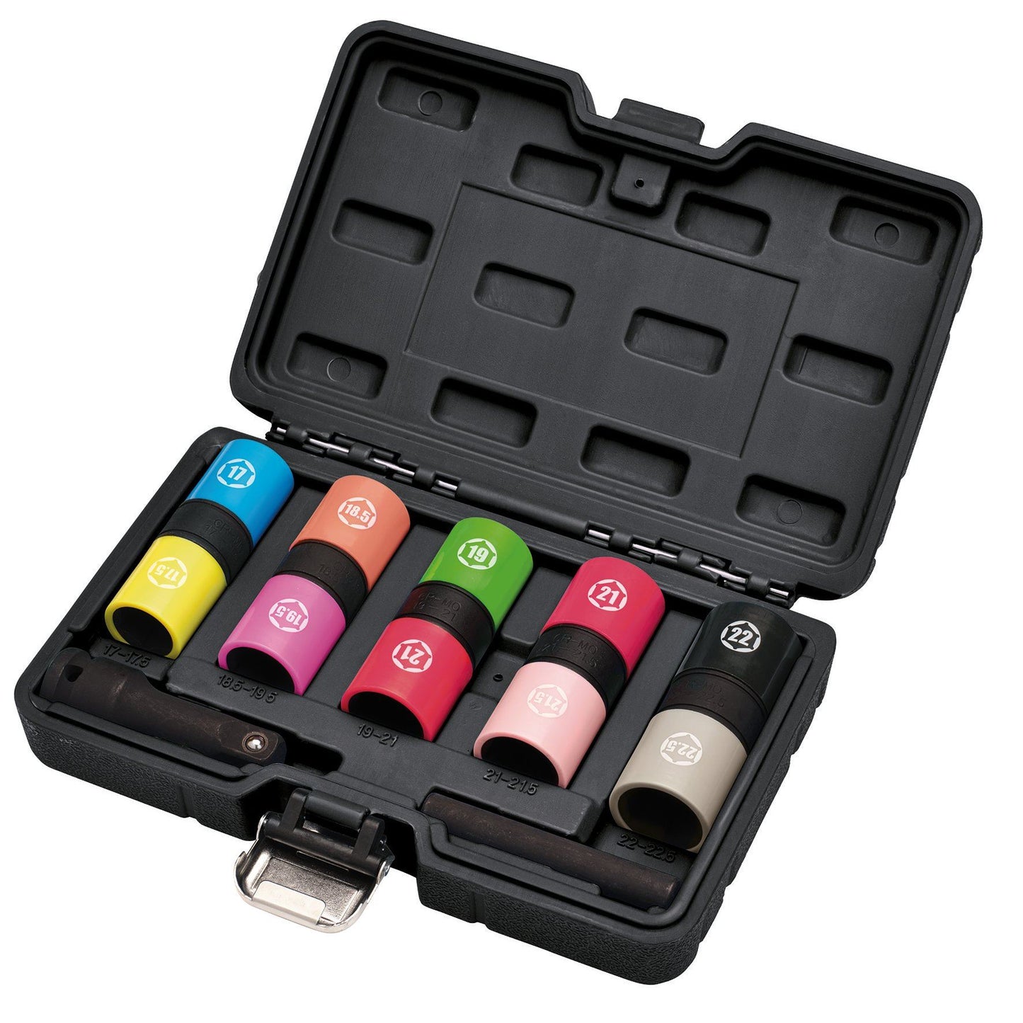Draper Double Ended Wheel Nut Socket Set, 1/2" Sq. Dr. (7 Piece)