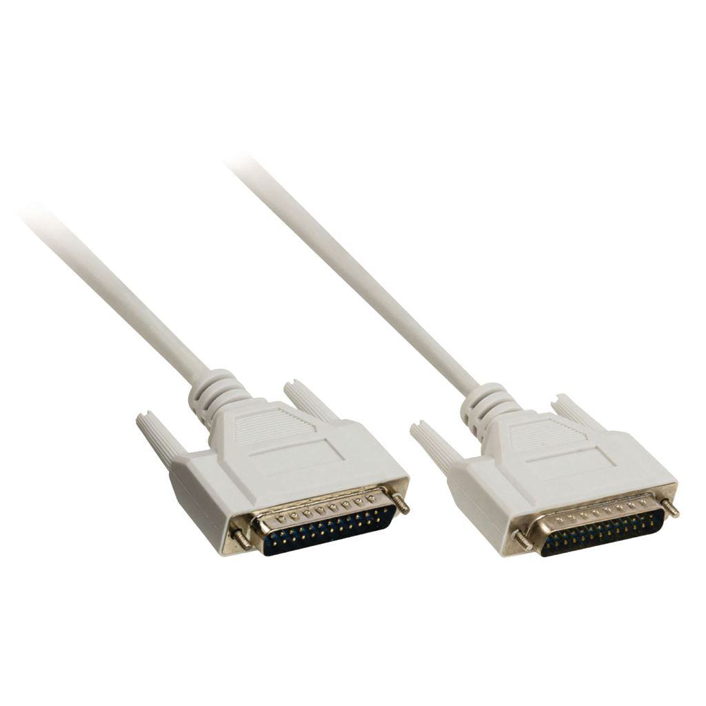 Glaxio RS232 cable D-SUB 25-pin male - D-SUB 25-pin male 2m ivory - CCGP52100IV20