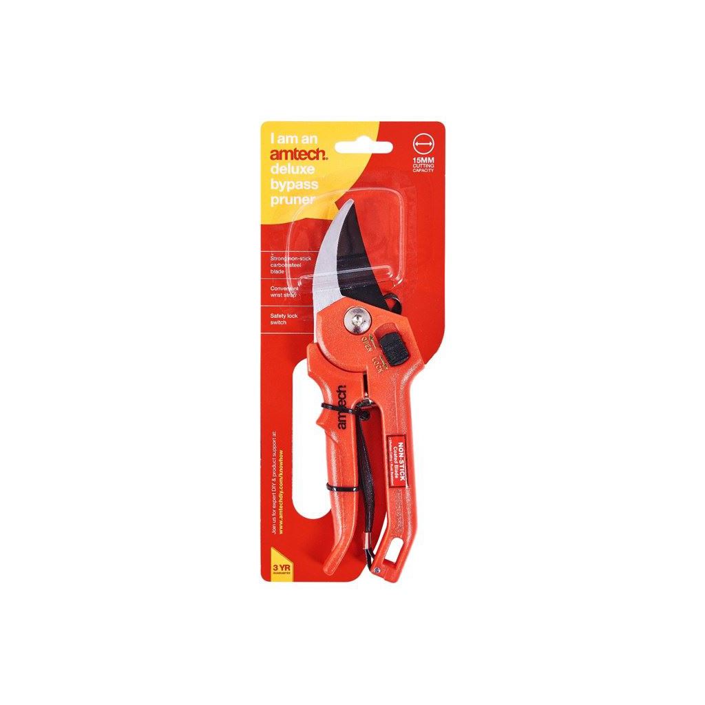 Deluxe Pruner Heavy Duty Secateurs Garden Pruning Cutting Branch Stem Twig - U0350