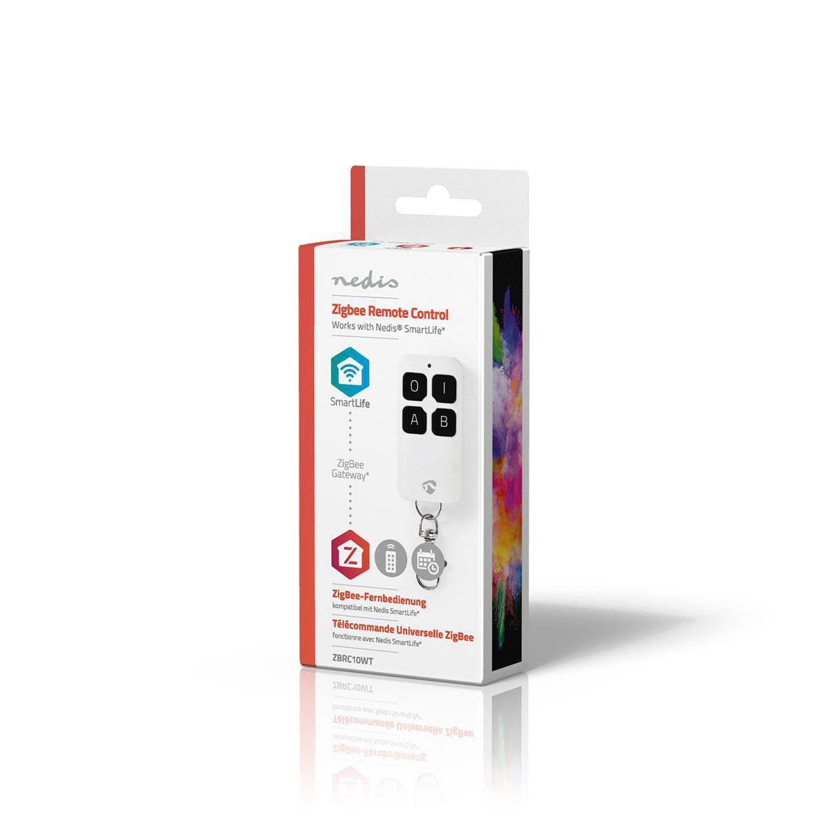 Nedis Smart Remote Contoller ZigBee 4 Buttons Battery included White - ZBRC10WT