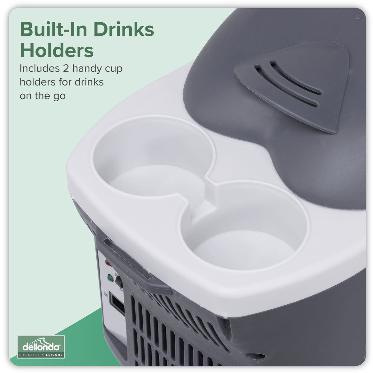 Dellonda 16L Portable Cool Box 12V/230V DL167