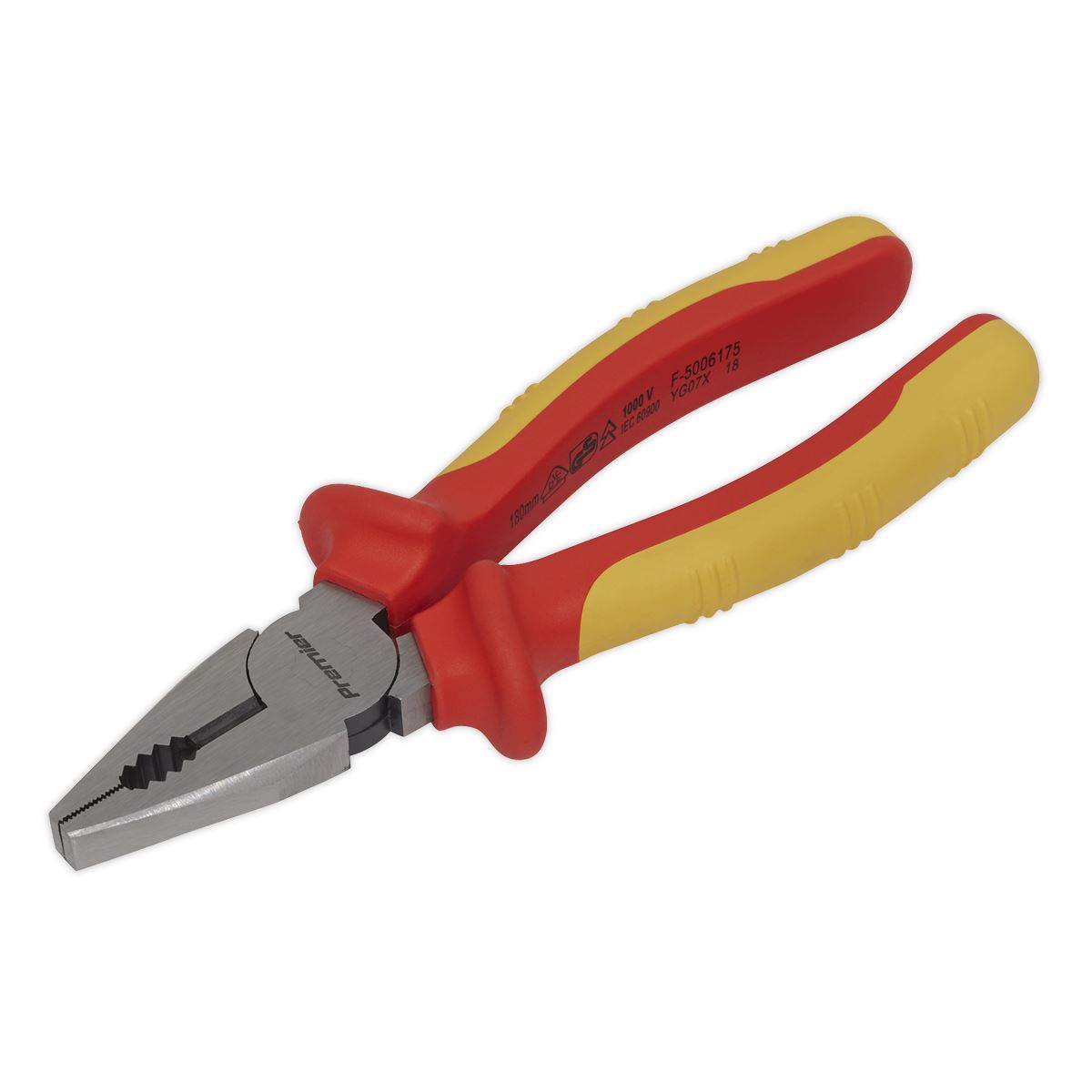 Sealey Combination Pliers 175mm VDE Approved AK83454