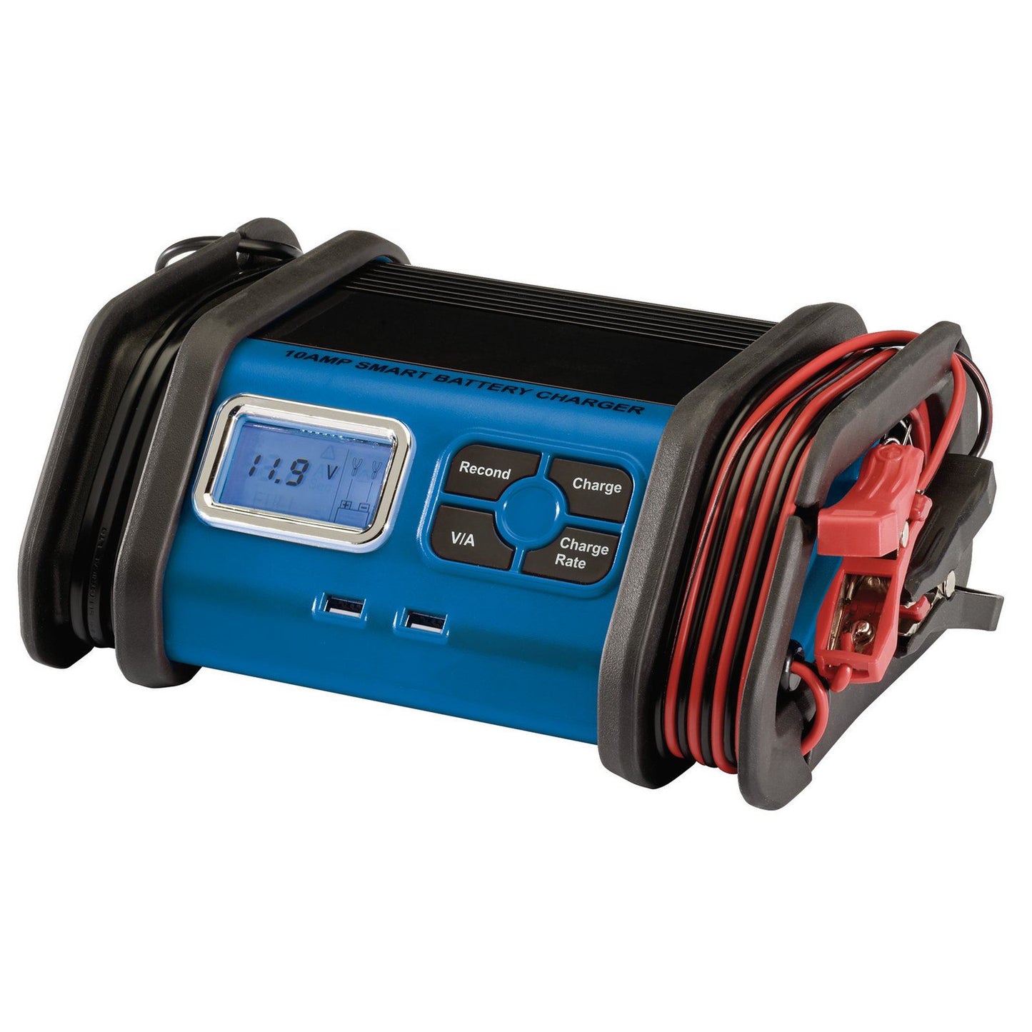 Draper 53168 12V 10A Emergency Car Van Battery Charger Starter