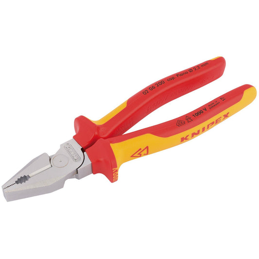 Draper Knipex 200mm Fully Insulated High Leverage Combination Pliers -No. 59818