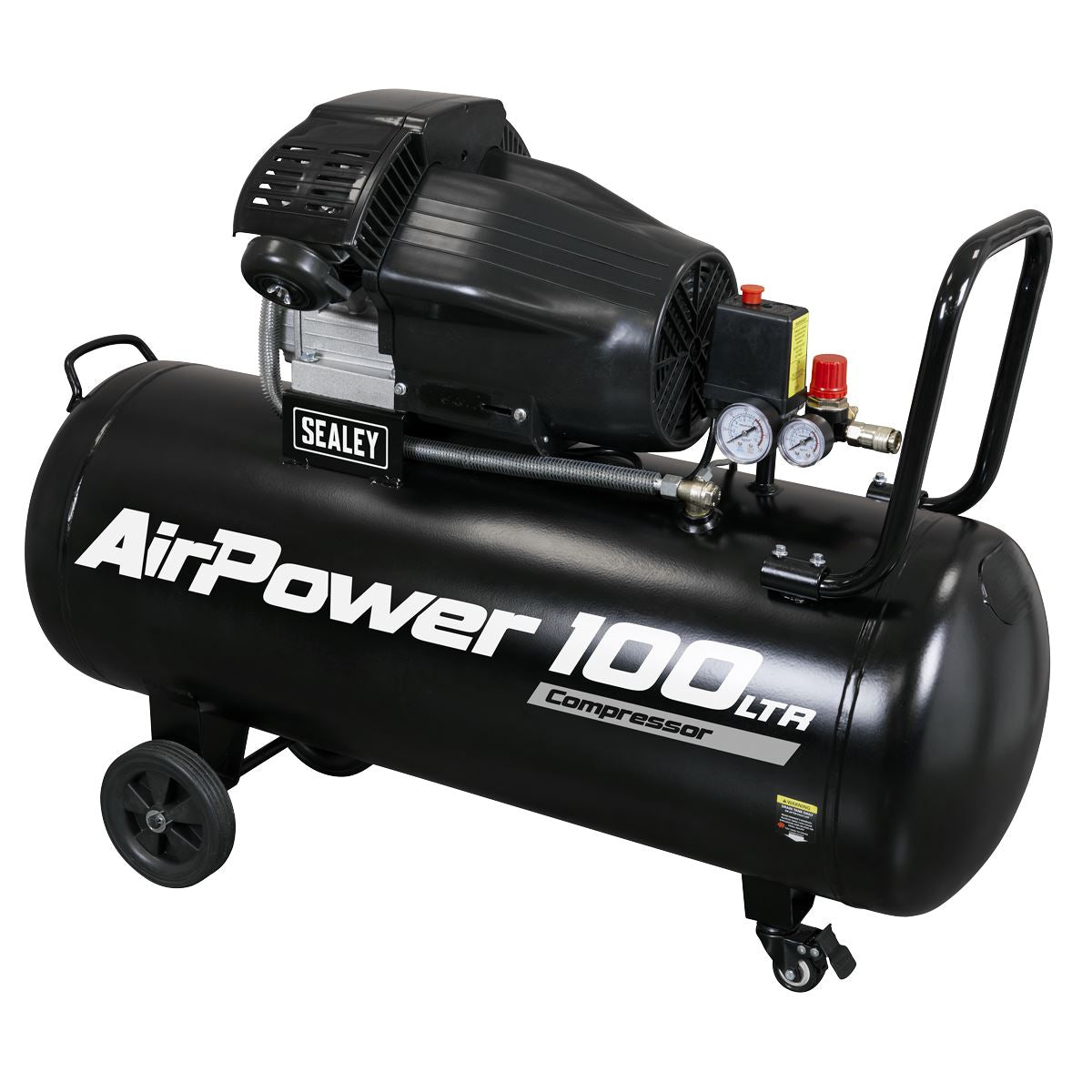 Sealey 100L V-Twin Direct Drive Air Compressor 3hp SAC10030VA