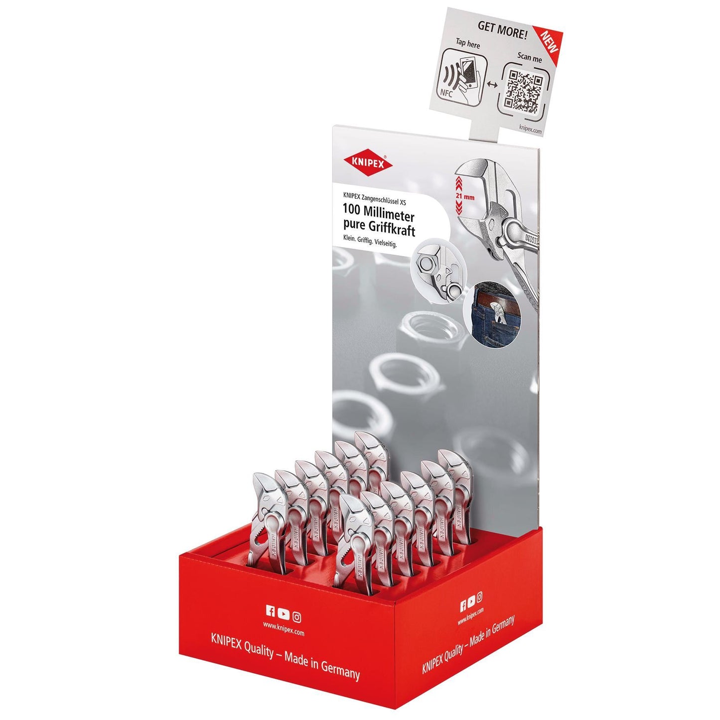 Knipex V42 Display Box 12 Parts 200mm 00 18 01 V42 25004