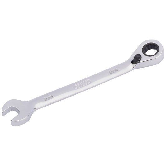 Draper 9mm Draper Hi-Torq Metric Reversible Ratcheting Combination Spanner - 51968