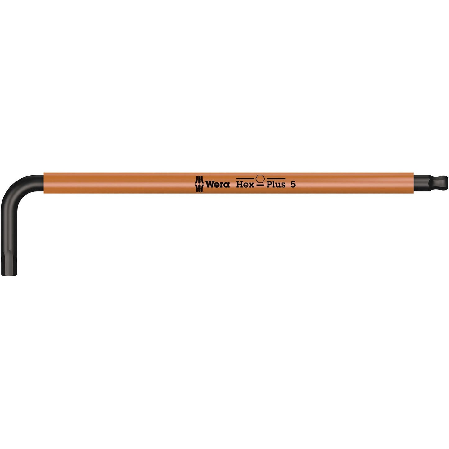 Wera 950 Spkl Hf Multicolour Hex Key 5.0/154 Long Blacklaser 022202