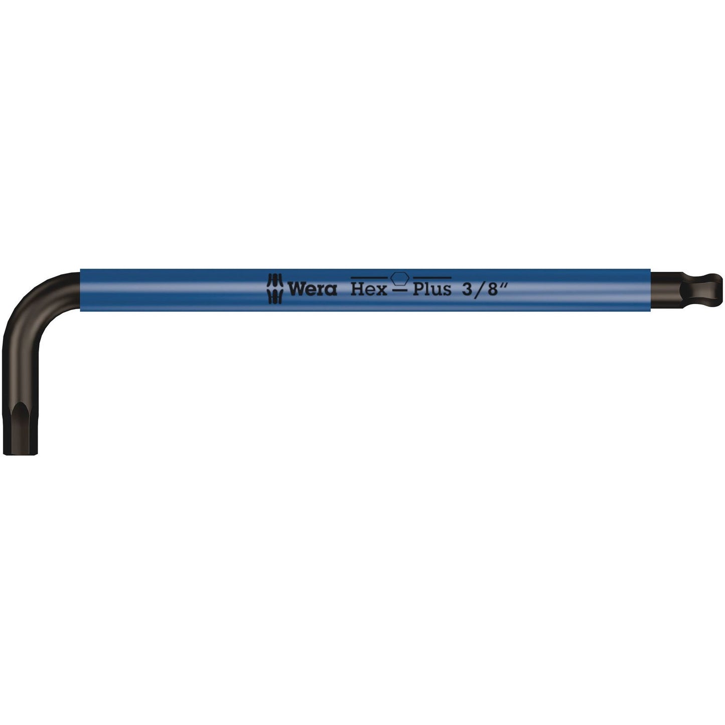 Wera 950Spkl Multicolour Hex Key 3/8/224 Long Ballend Blacklaser 022638
