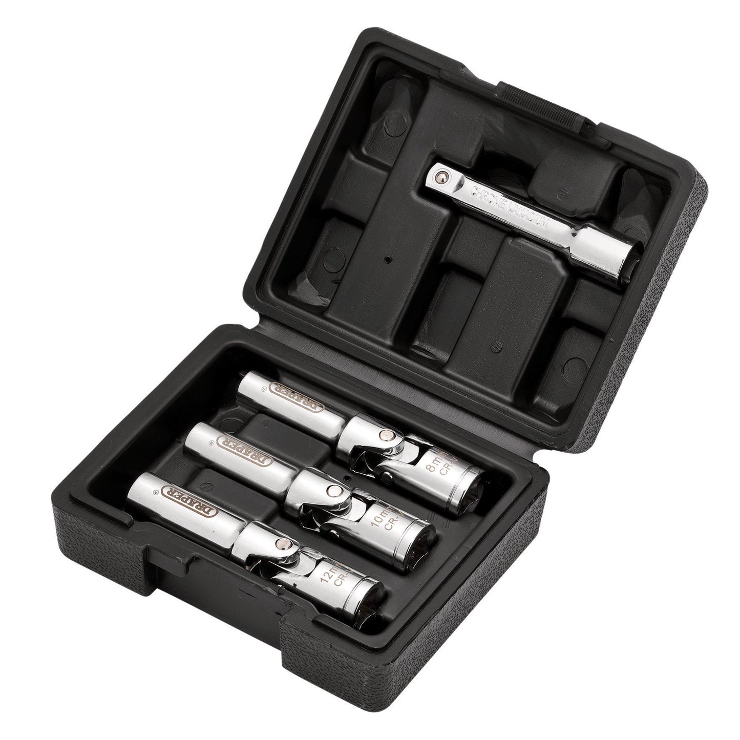 Draper Glow Plug Socket Set, 3/8" Sq. Dr. (4 Piece)