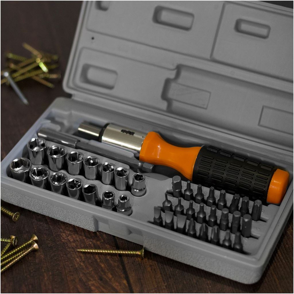 Avit Socket & Bit Set - 40 Piece Set AV07030