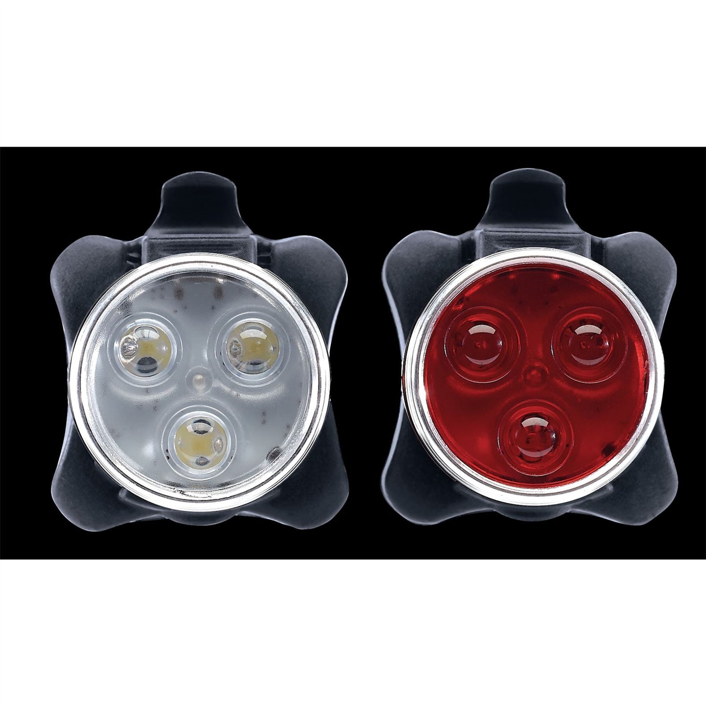 Draper Rechargeable LED Bicycle Light Set BK-LS - 36974