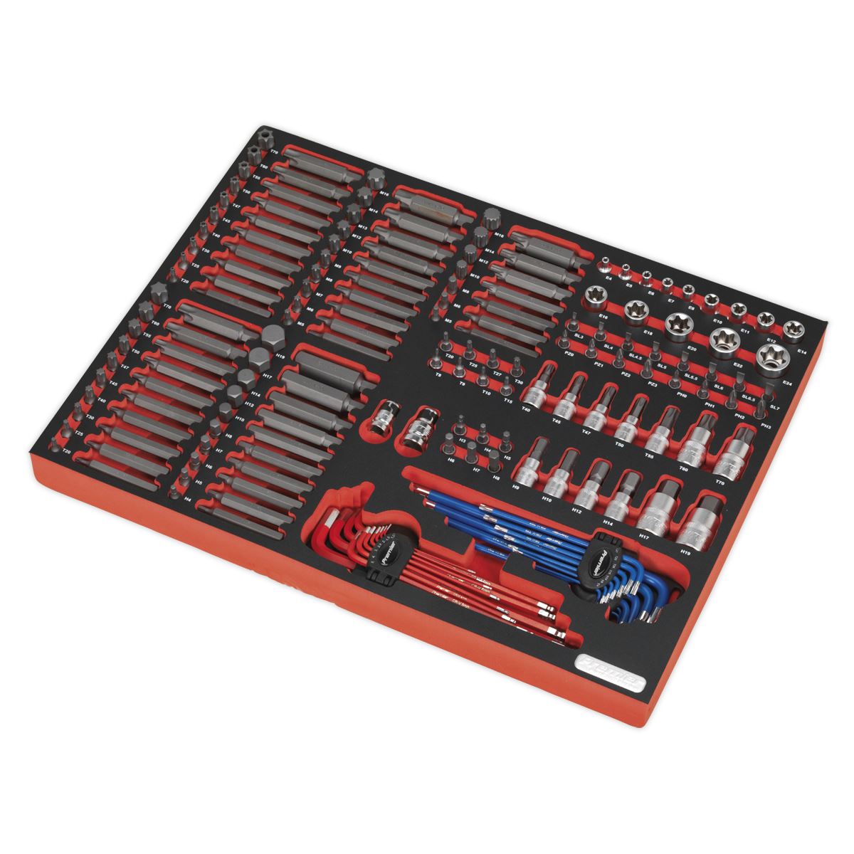 Sealey Tool Tray with Specialised Bits & Sockets 177pc TBTP07