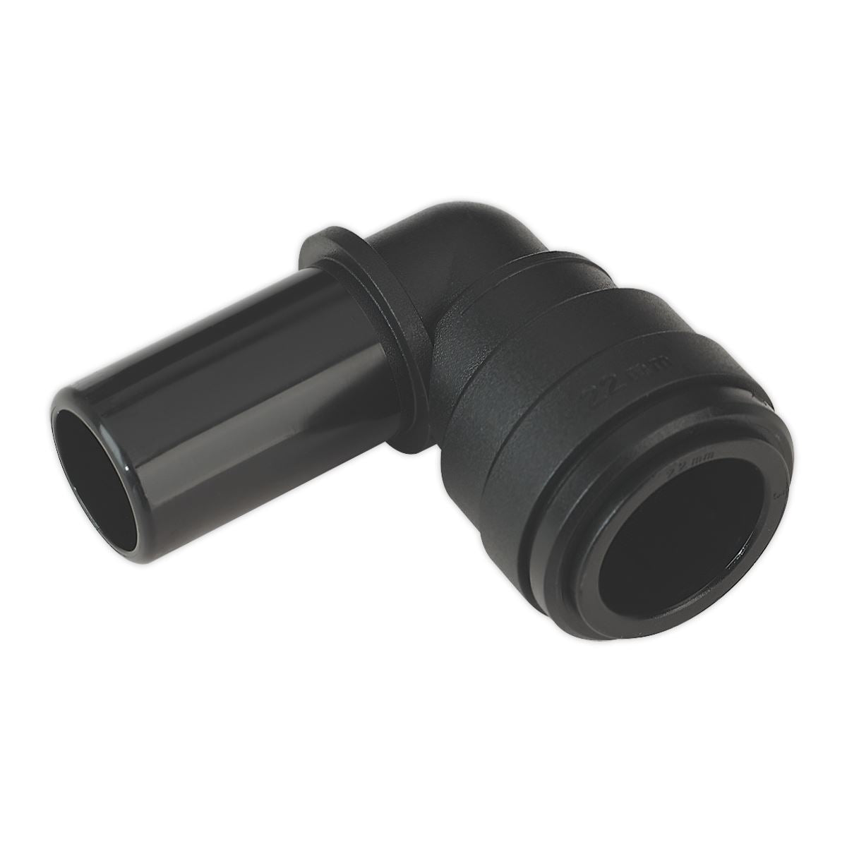 Sealey Stem Elbow 22mm Pack of 2 (John Guest Speedfit - PM222222E) CAS22SE