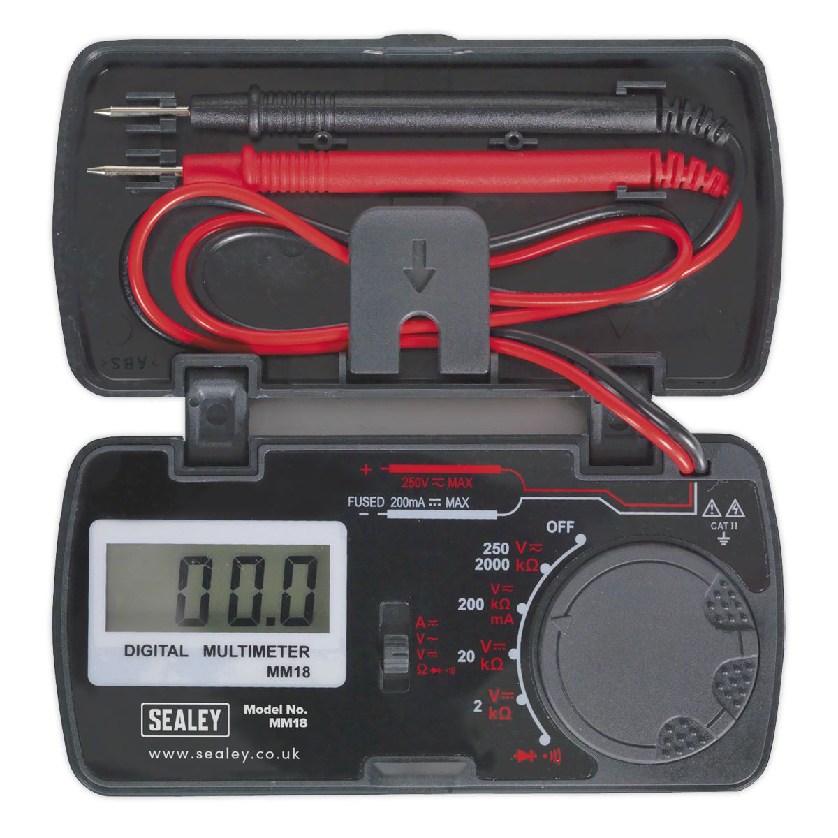 Sealey MM18 Pocket Multimeter DC Current AC DC Voltage Resistance Electrician