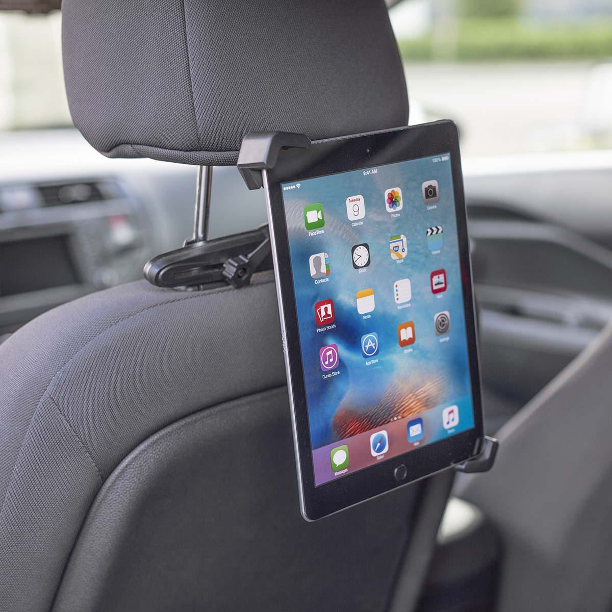 Nedis Tablet Car Mount up to 12" Window & Headrest TCMT300BK