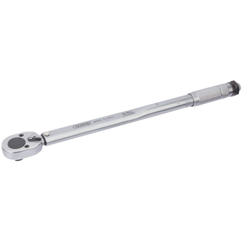Draper 1/2" Sq.Drive Micrometer Reversible Ratchet Torque Wrench 30-210Nm 30357