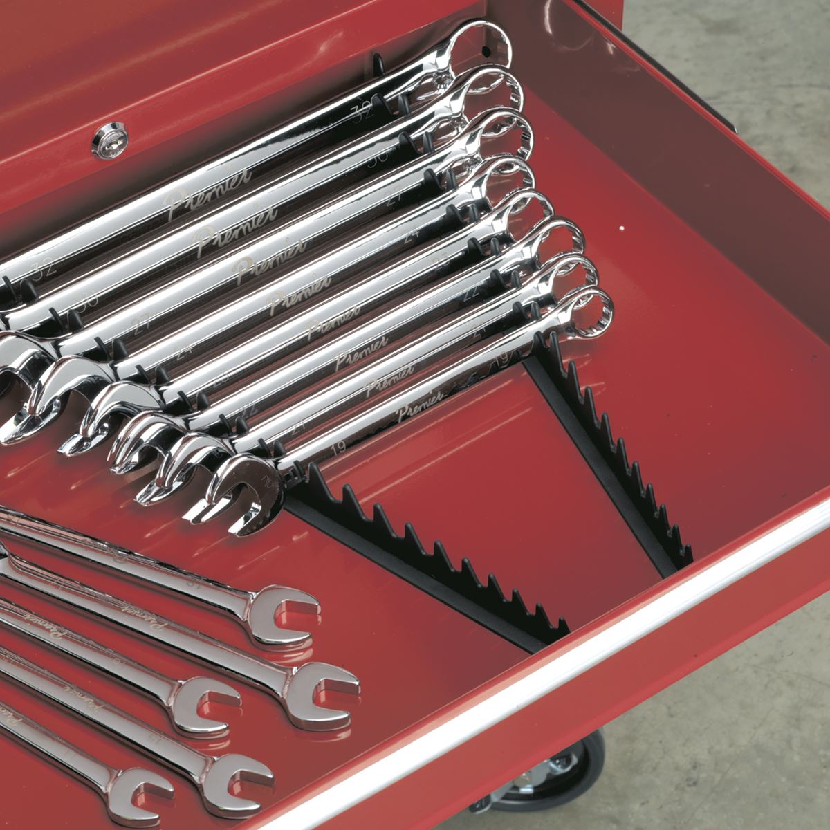 Sealey Sharks Teeth Spanner Rack 2pc WR01
