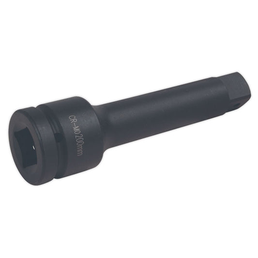 Sealey Impact Extension Bar 200mm 1"Sq Drive AK5511