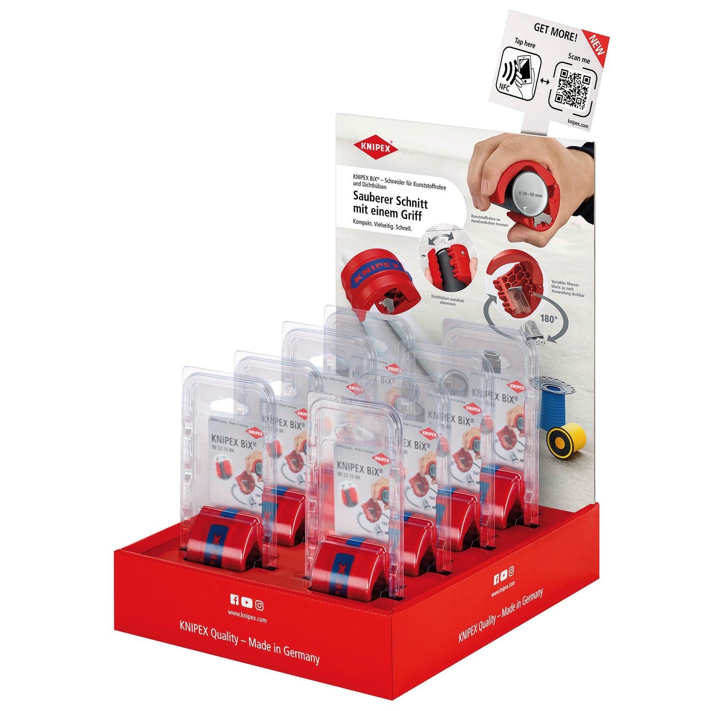 Knipex V43 Display Box 8 Parts 305mm 00 18 01 V43 25005