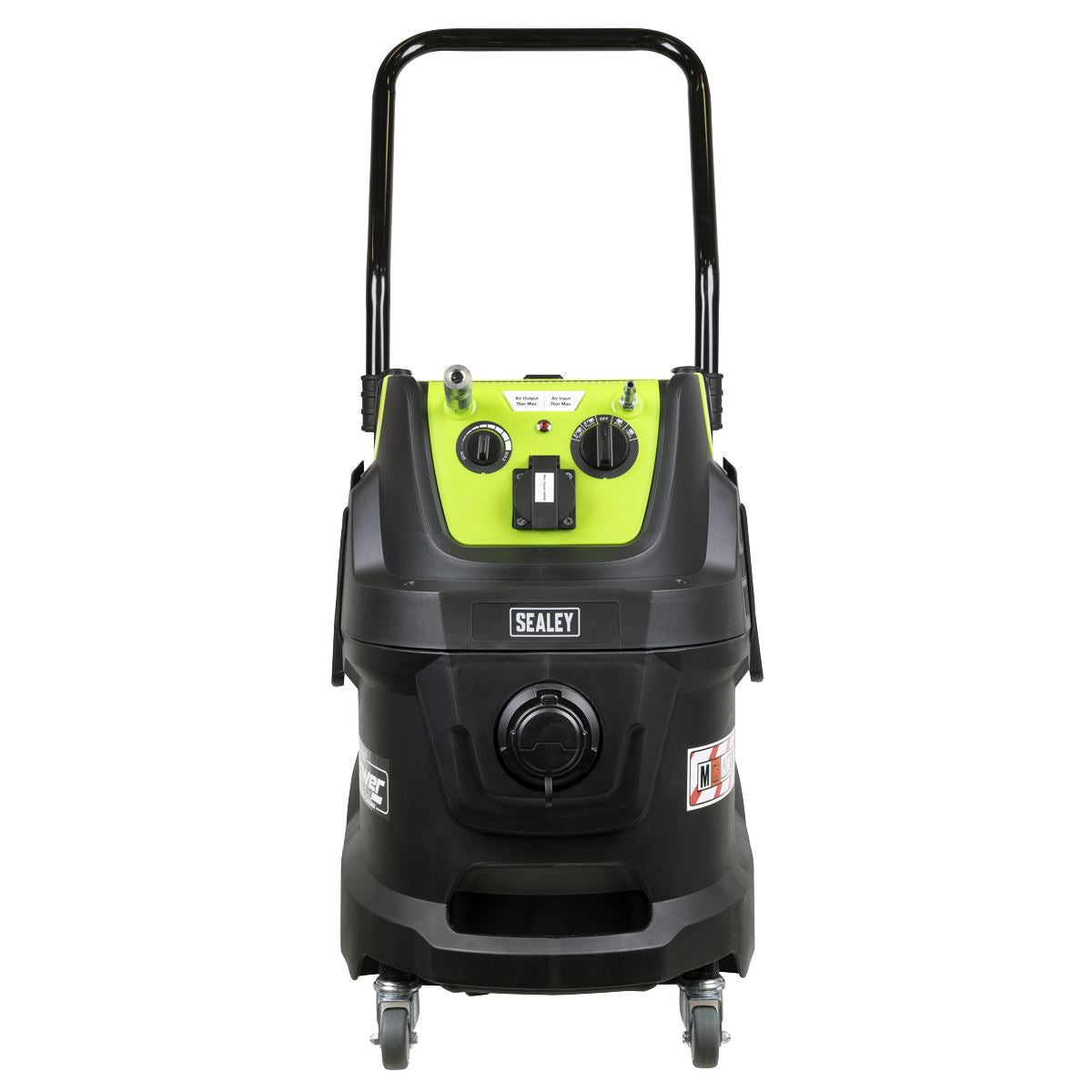 Sealey Dust-Free Wet & Dry Industrial Vacuum Cleaner 40L Plastic Drum Self-Clean