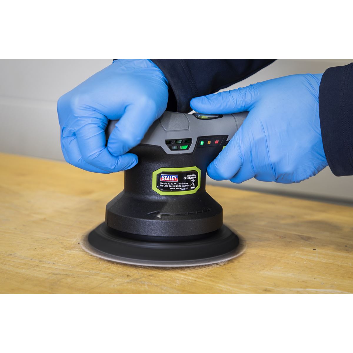 Sealey 150mm Dual Action Sander/Polisher 10.8V SV10.8 Series - Body Only CP108VSPBO