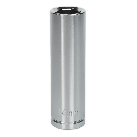 Sealey WallDrive Socket 14mm Deep 1/2"Sq Drive S0670