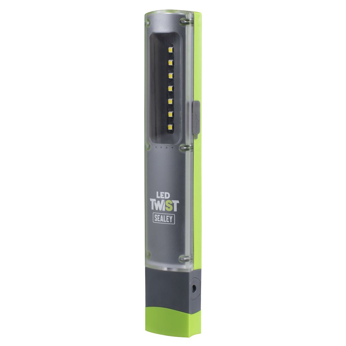 Sealey LED Twist Rechargeable Inspection Light 2W & 1W SMD LED LED401G