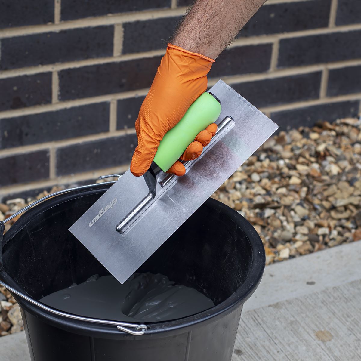 Sealey Siegen Carbon Steel Plastering Trowel with Soft Grip 280mm S01302