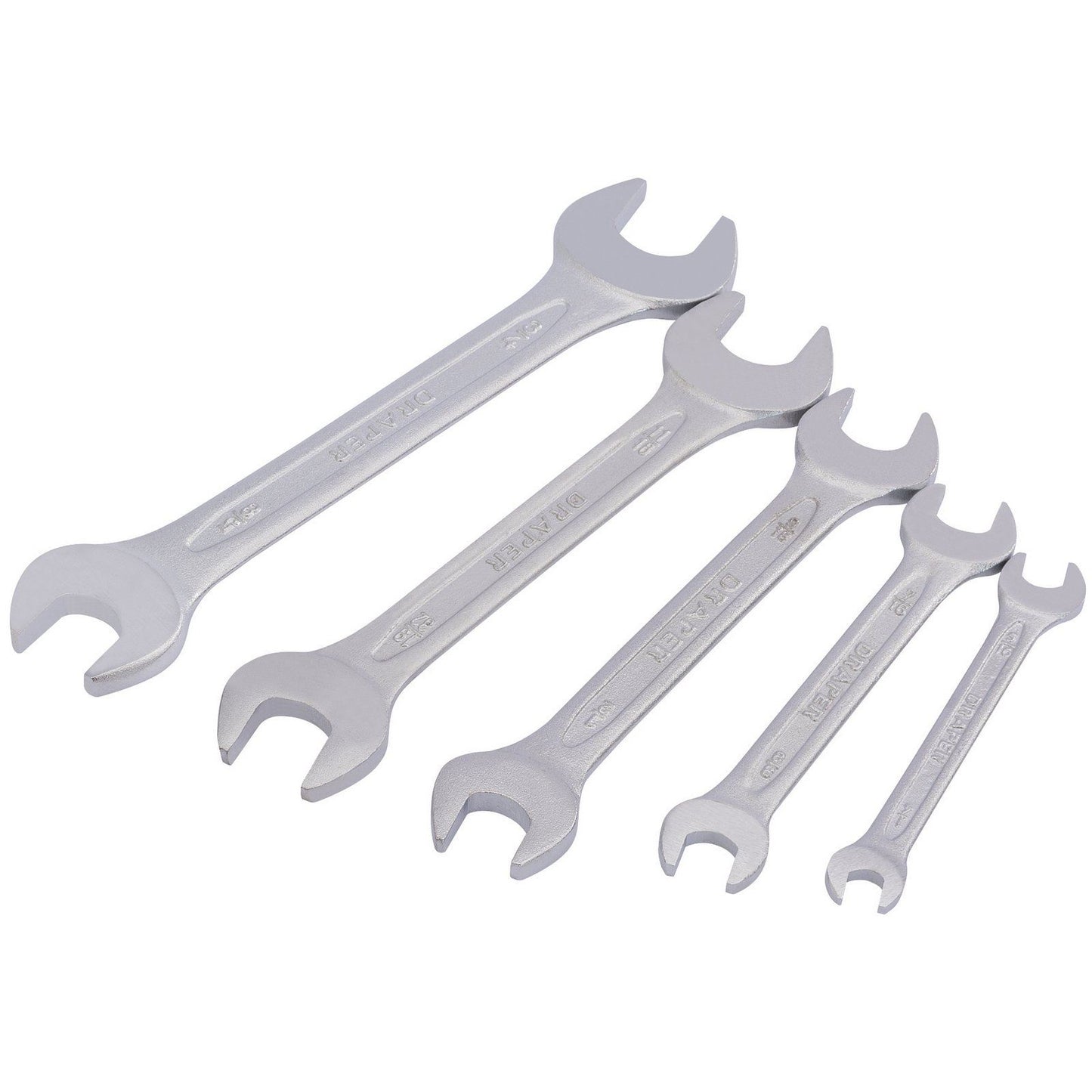 Draper 1x 5 Piece AF Open End Spanner Set Garage Professional Standard Tool - 30767