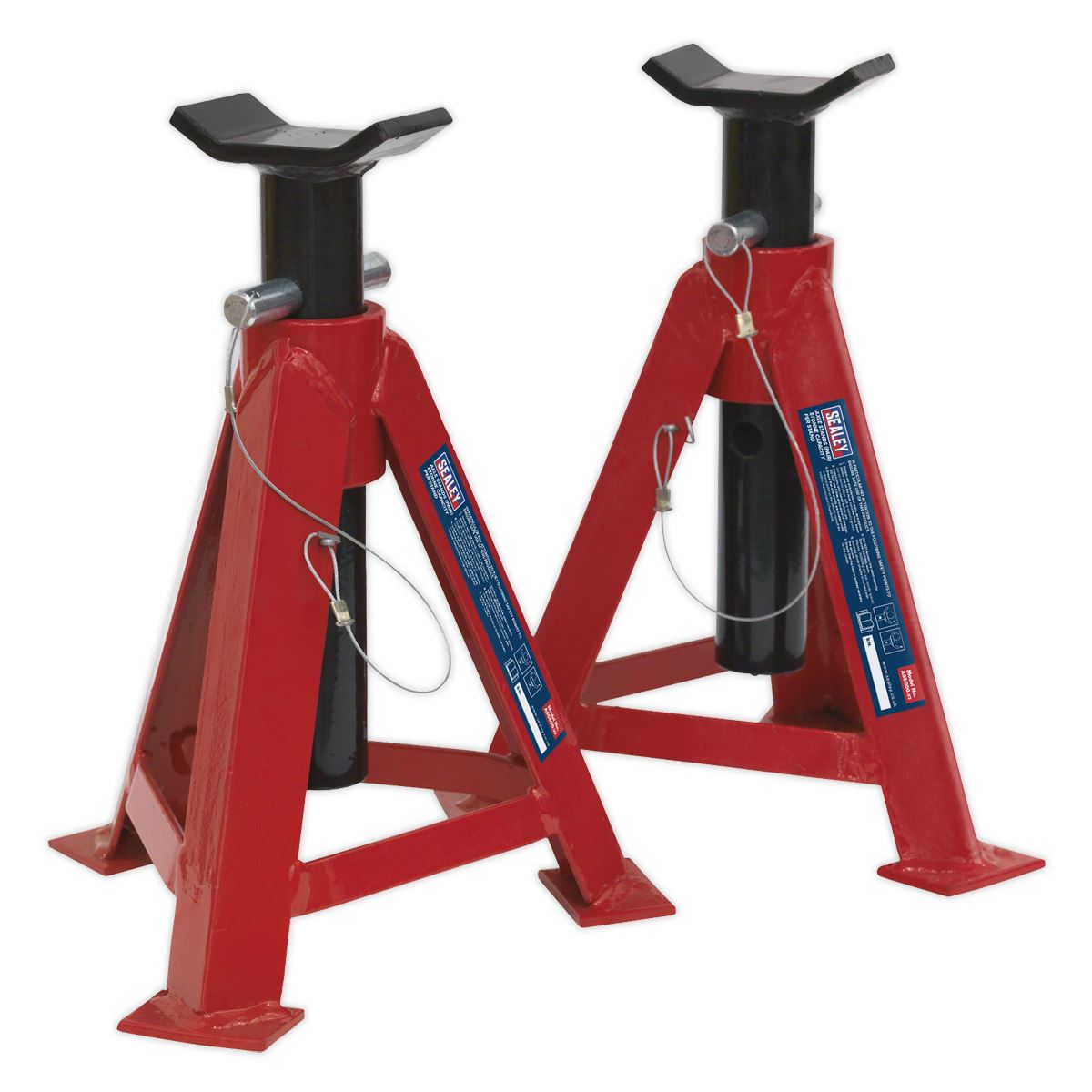 Sealey Axle Stands (Pair) 5 tonne Capacity per Stand AS5000