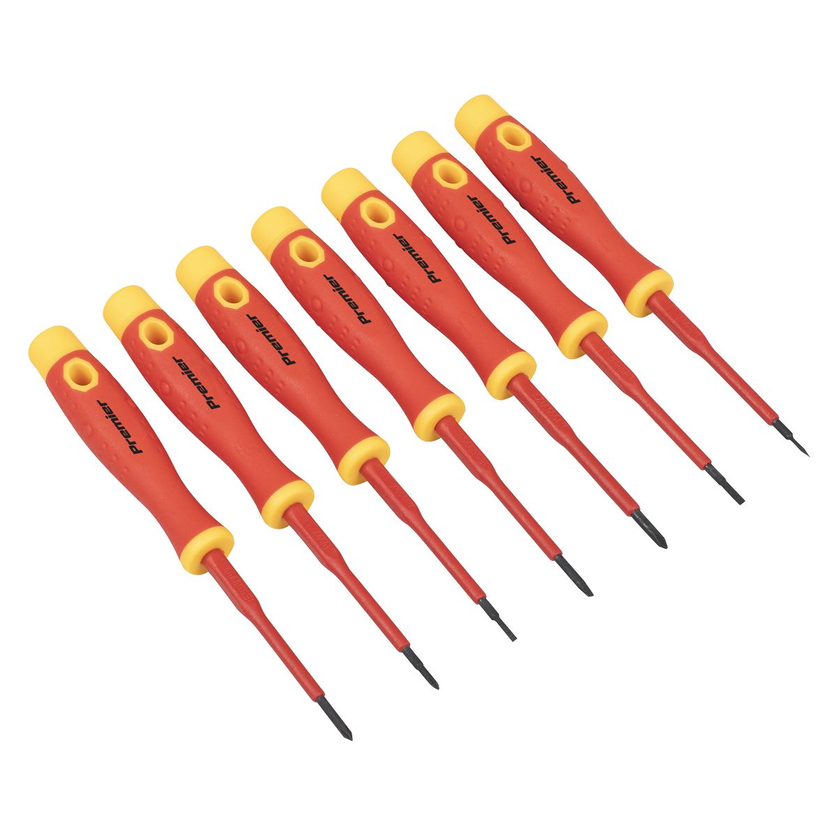 Sealey Premier Precision Screwdriver Set 7pc - VDE Approved AK61201