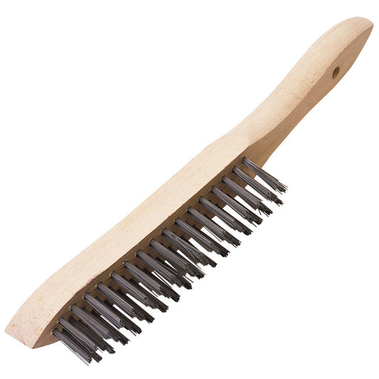 Draper 31548 310mm Heavy Duty 3 Row Wire Scratch Brush
