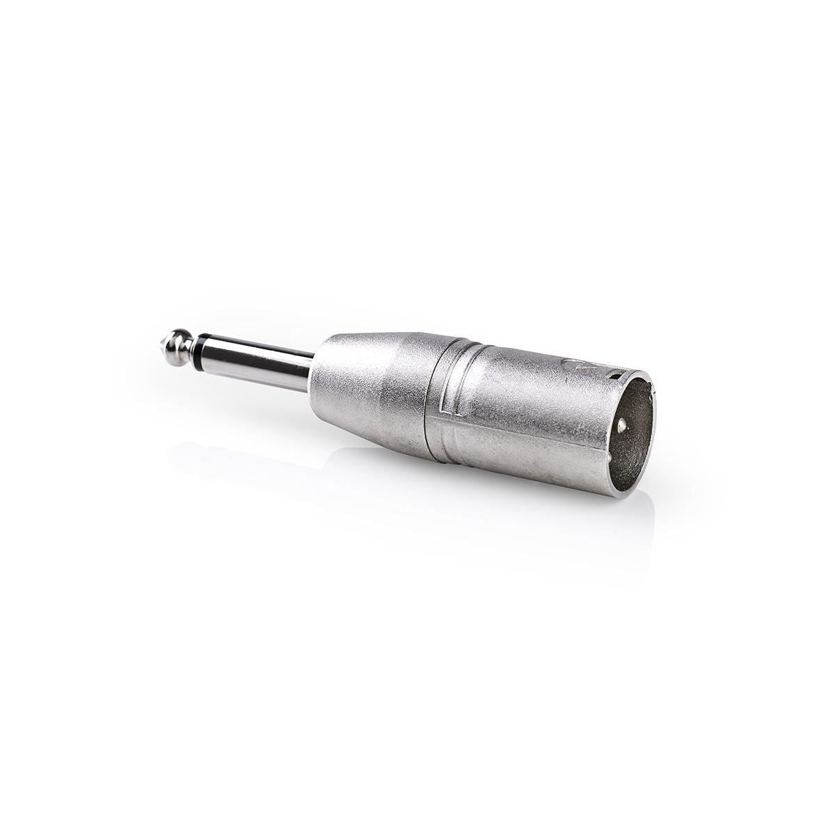 Nedis XLR Adapter XLR 3-pin Male to 6.35mm Male 10 pieces Metal CAGP15942ME